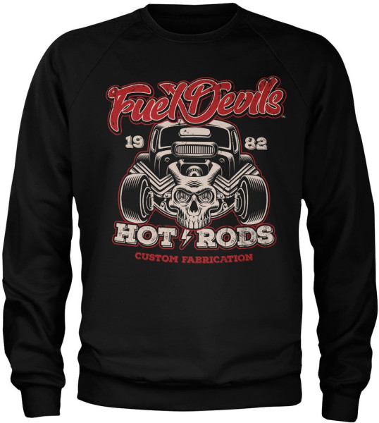 Fuel Devils Hot Rod Fabrication Sweatshirt Black