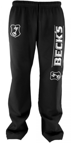 Beck's Logo Sweatpants Hose Black