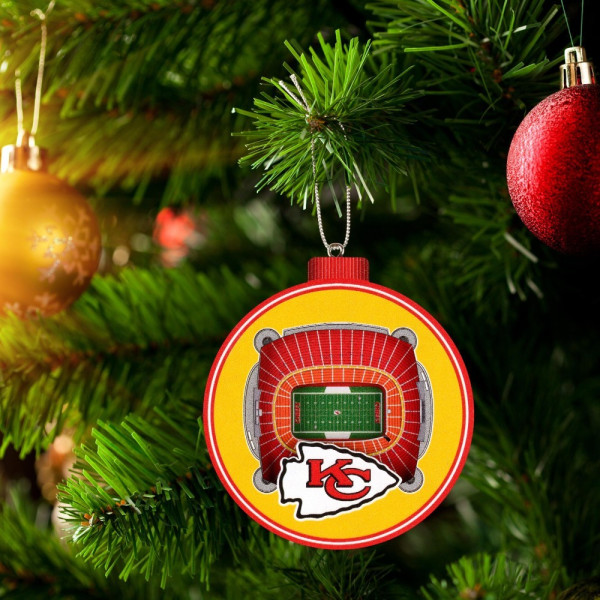 Kansas City Chiefs 3D Stadium View Baumschmuck American Football