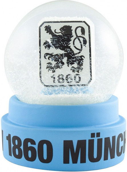 TSV 1860 München Schneekugel Fußball Weiß/Blau