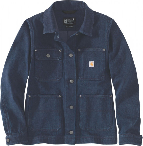 Carhartt Damen Jacke Relaxed Fit Denim Jacket Basin