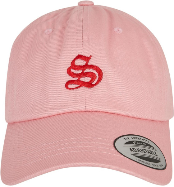 Mister Tee Letter Pink Low Profile Cap S