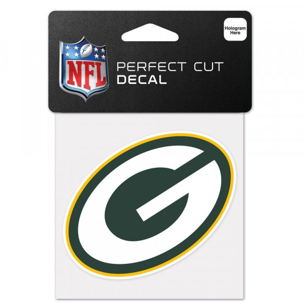 Green Bay Packers Aufkleber Logo American Football Grün/Gelb