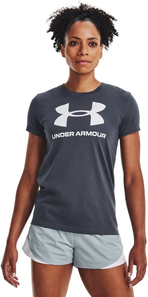 Under Armour Damen T-Shirt UA Kurzärmliges Sportstyle-Oberteil mit Grafik - Damen