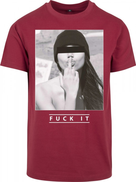 Mister Tee T-Shirt F#?KIT Tee Burgundy