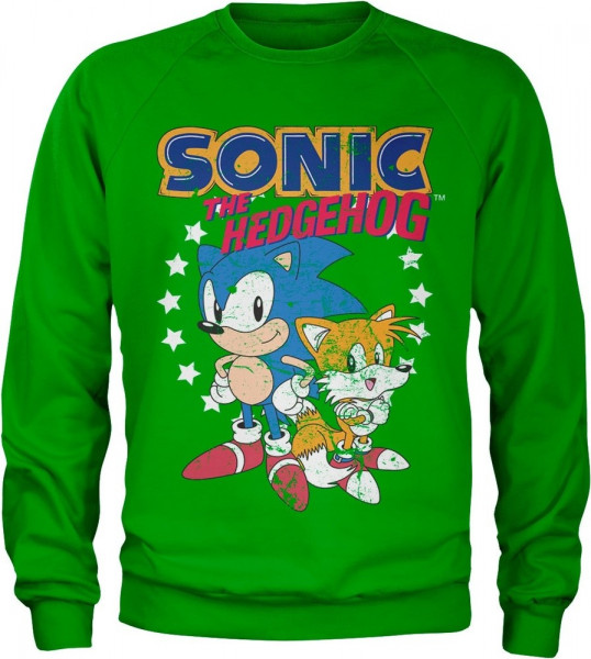 Sonic The Hedgehog Sonic & Tails Sweatshirt Green