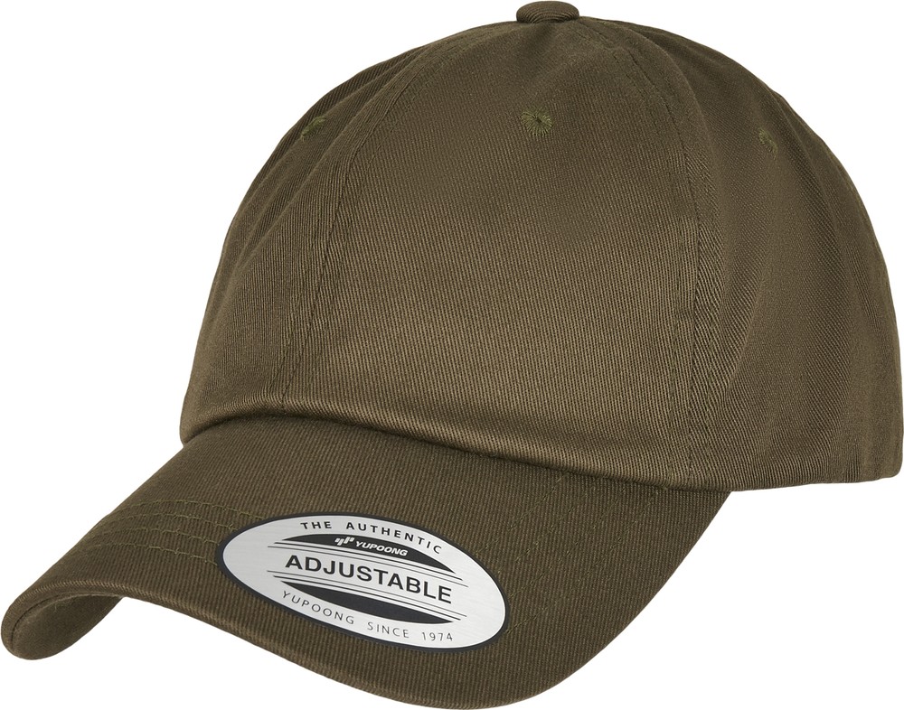 Flexfit Cap Low Profile Organic Cotton Cap Burnt Olive - Herren / Unisex