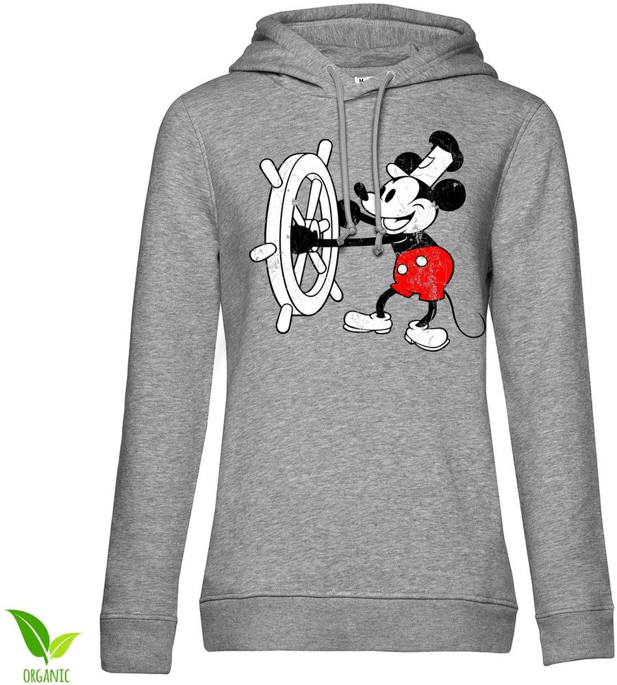 Hybris Hoodie Steamboat Willie Girls Hoodie HY-57-SBW001-H70-7 - Herren / Unisex