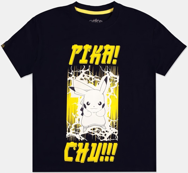 Pokémon - PIKA! CHU!! - Women's Short Sleeve T-shirt Black