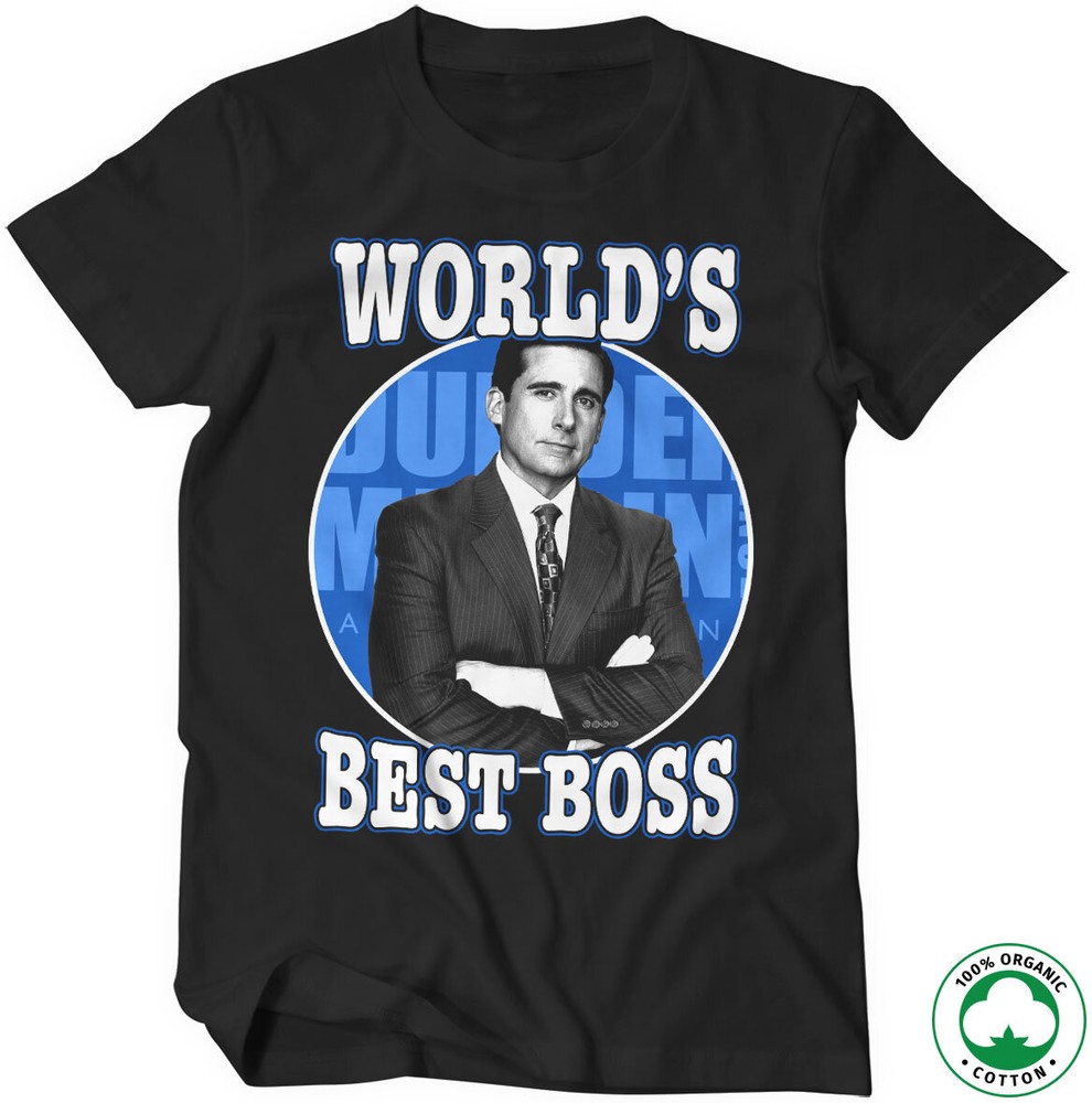 The Office World's Best Boss Organic T-Shirt Schwarz - Herren / Unisex
