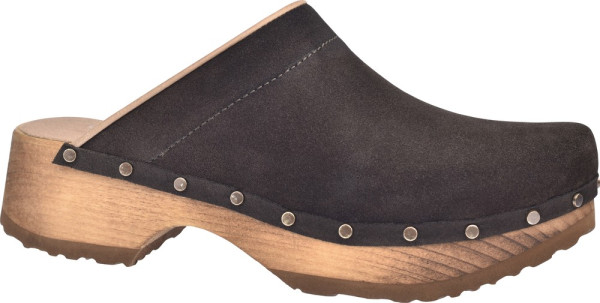 Sanita Damen Clog Wood-Cho Chunky Open Coffee