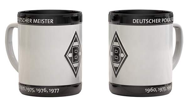 Borussia Mönchengladbach Tasse Krug Fussball Weiß