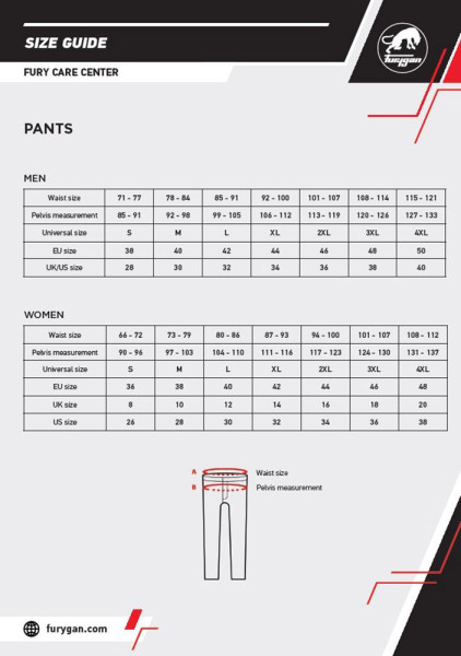 Furygan Damen Motorrad Hose 6445-1 Pants Apalaches Lady 65048