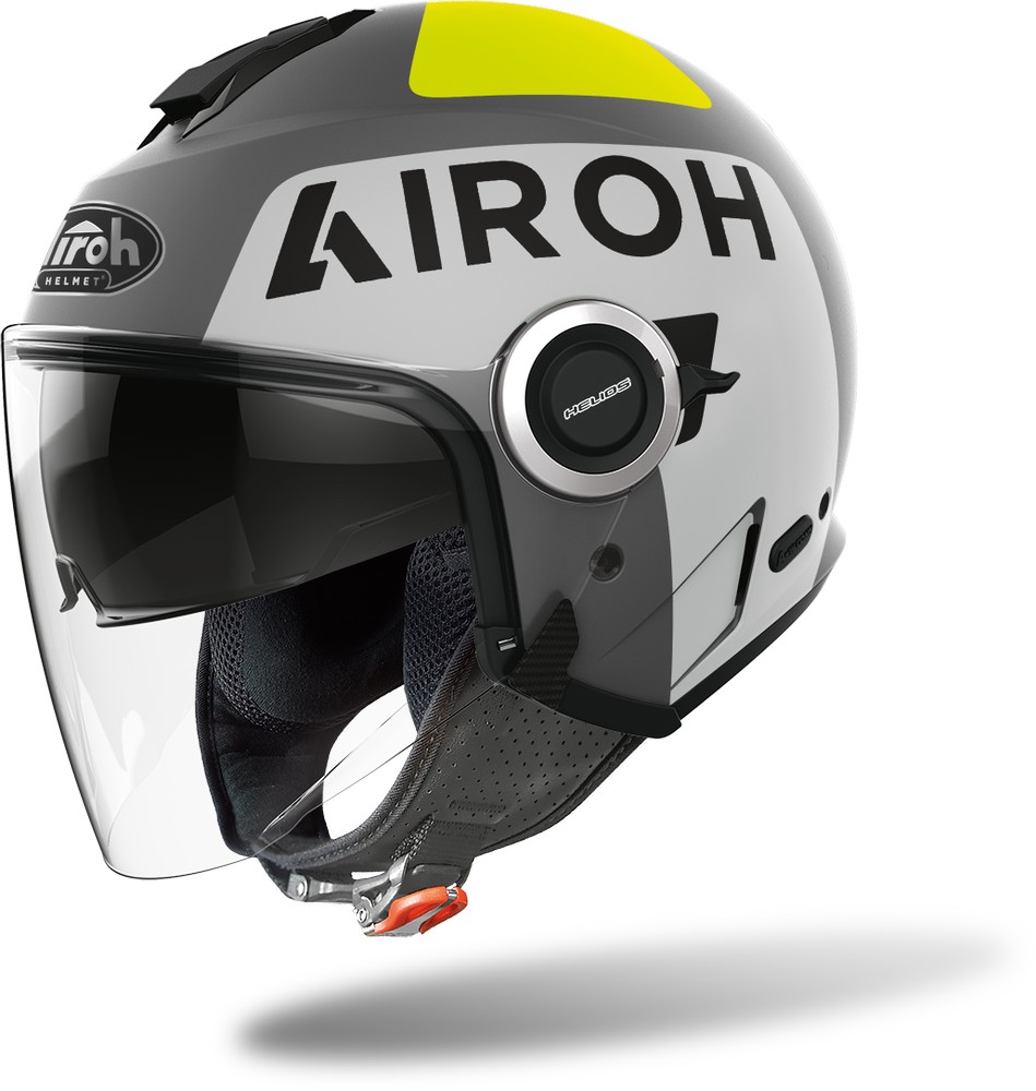 Airoh Integralhelm Helios Up Grau Matt - Herren / Unisex