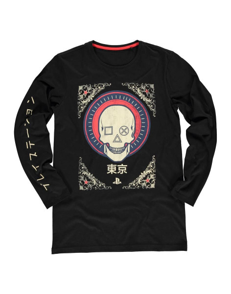 Sony - Playstation - Skull Longsleeve Black