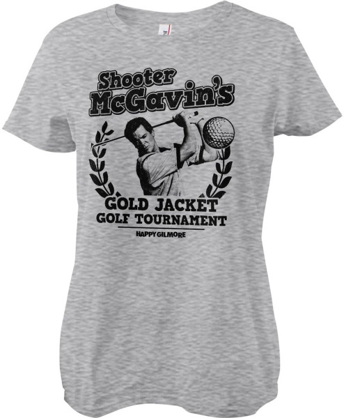 Happy Gilmore Damen T-Shirt Shooter Mcgavins Golf Tournament Girly Tee UV-5-HG002-H50-10