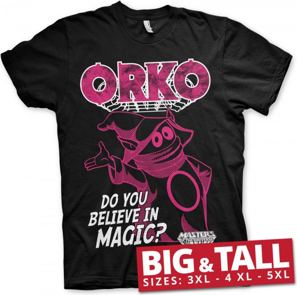 Masters Of The Universe Orko Do You Believe In Magic Big & Tall T-Shirt Black