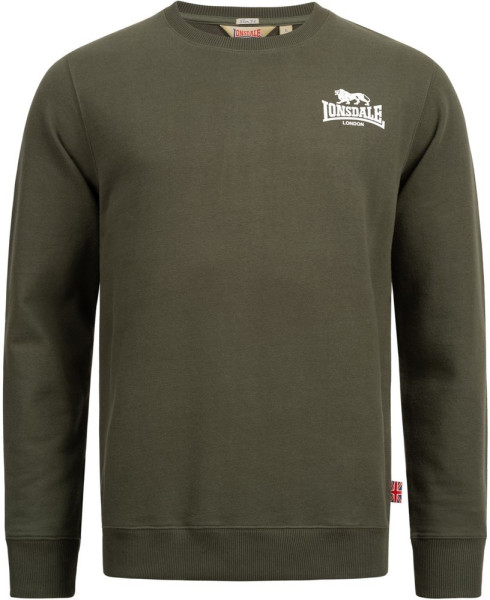 Lonsdale Sweatshirt Longridge Rundhals Sweatshirt schmale Passform