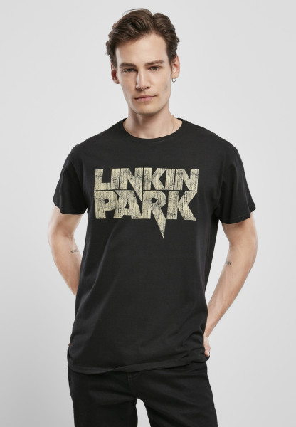 Merchcode T-Shirt Linkin Park Distressed Logo Tee Black