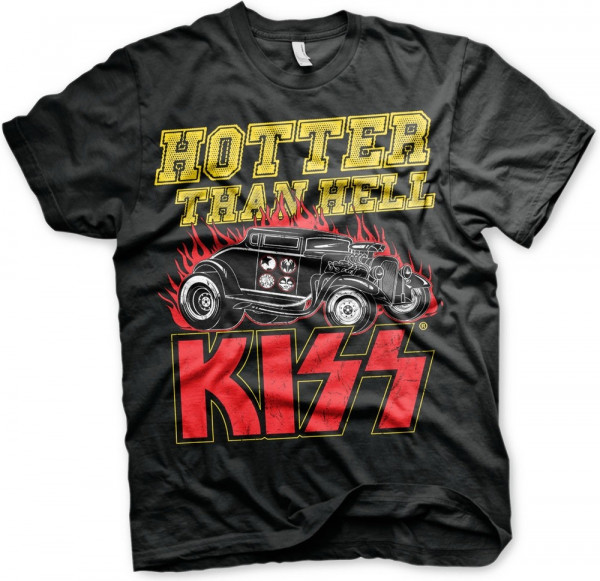 Kiss Hotter Than Hell T-Shirt Black