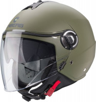 Caberg Motorrad Jethelm Riviera V4 Matt Grün
