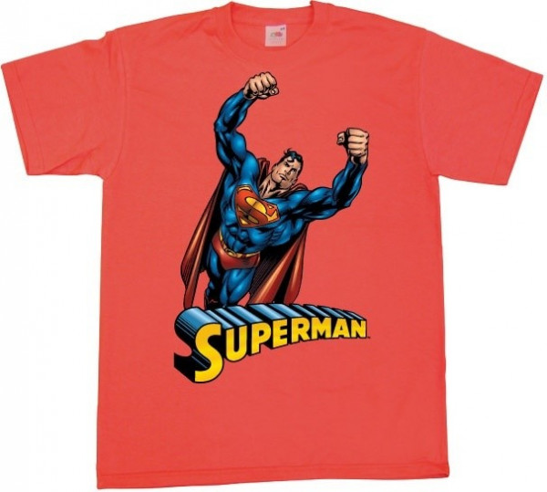 Superman Flying T-Shirt Red