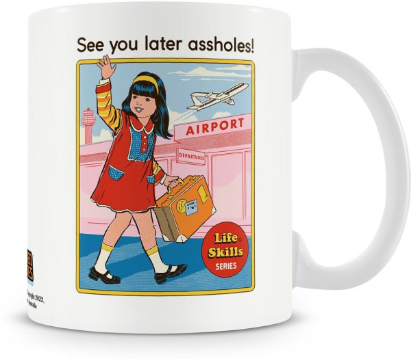 Steven Rhodes See You Later Assholes Coffee Mug Accessoires Mug