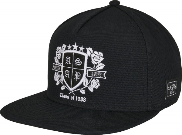 Cayler & Sons Cap WL Harlem Class Snapback Black/White