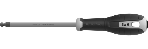 Hultafors HEX Sechskant Schraubendreher SW 6,0 Schwarz