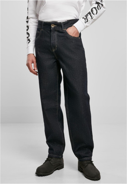 Southpole Hose Embroidery Denim Indigo Raw