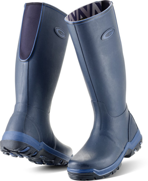 Grubs Damen Gummistiefel Rainline Wellies Blue