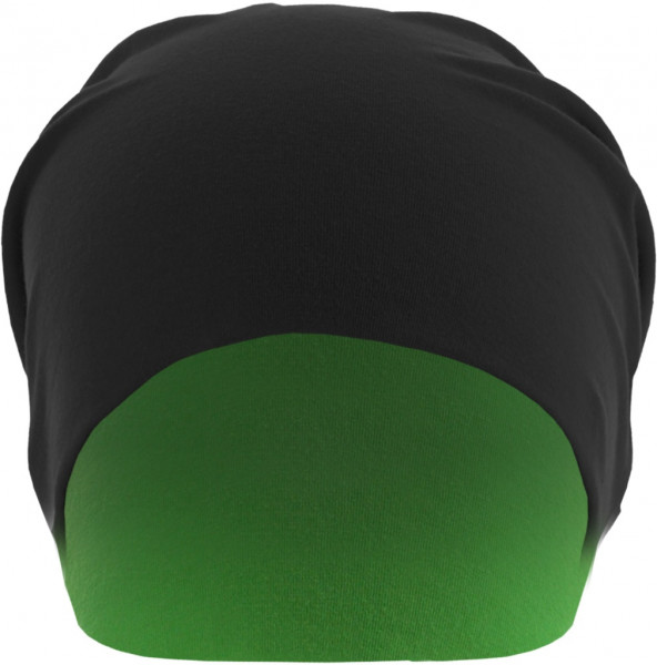 MSTRDS Beanie Jersey Beanie reversible Black/Neongreen