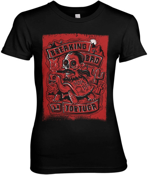 Breaking Bad La Tortuga Hola Death Girly Tee Damen T-Shirt Black