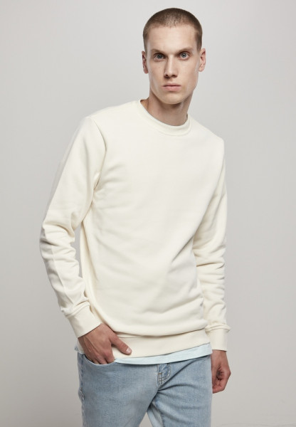 Urban Classics Sweatshirt Organic Basic Crew Whitesand