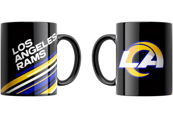 Los Angeles Rams Tasse „Stripes“ 330ml American Football NFL Blau