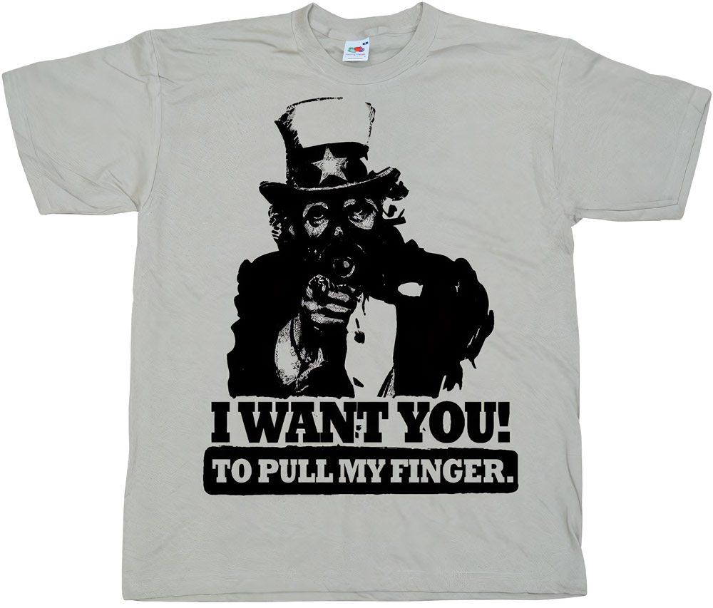 Tokigt I Want You To Pull My Finger T-Shirt SH-1-15279-H25-5 - Herren / Unisex