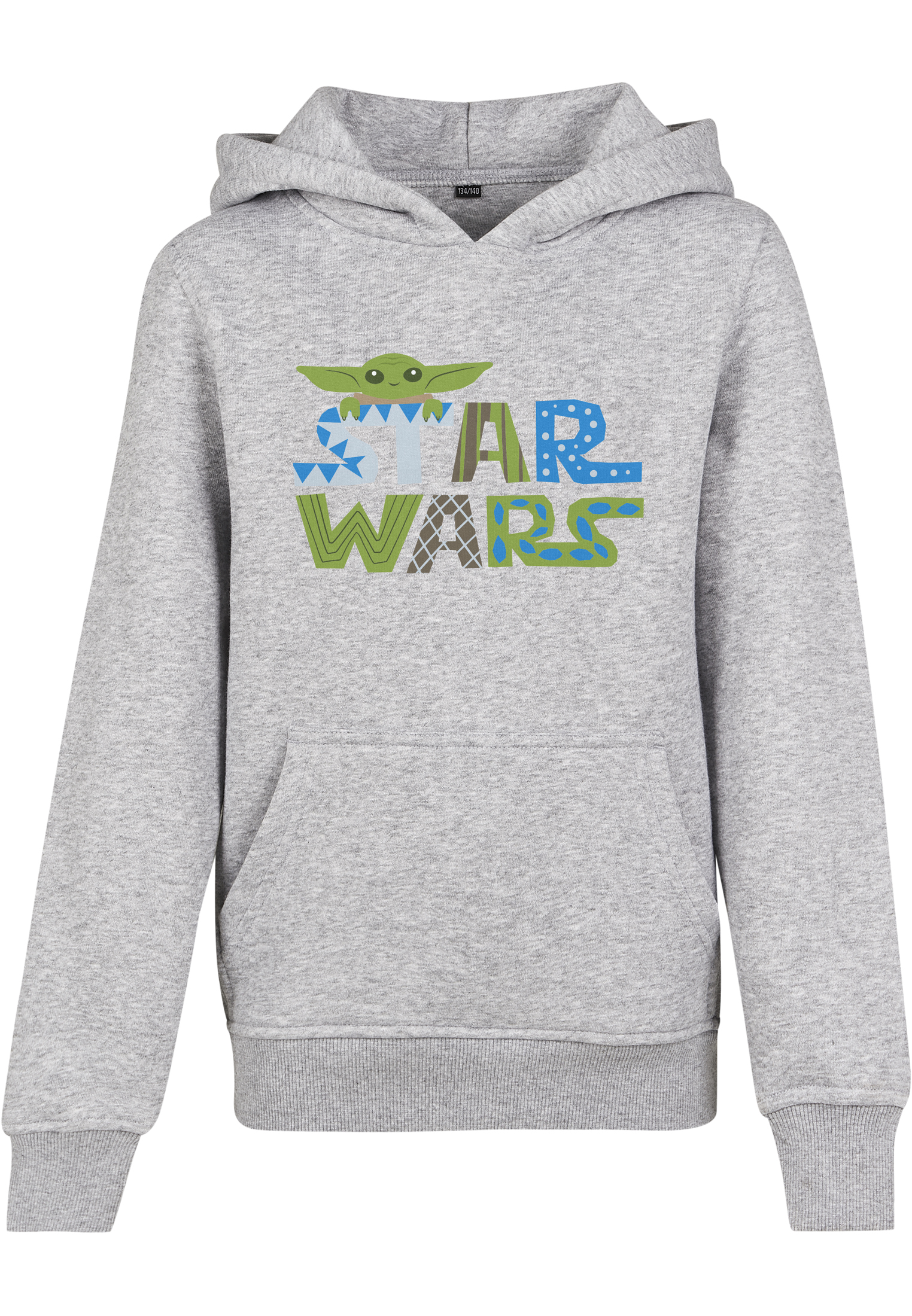 Mister Tee Kids Star Wars Colorful Logo Hoody heather heather grey - Herren / Unisex
