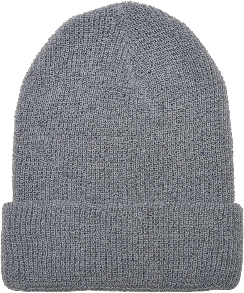 Flexfit Mütze Recycled Yarn Waffle Knit Beanie Grau - Herren / Unisex