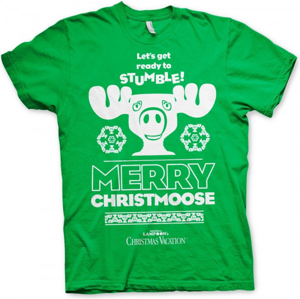 National Lampoon's Christmas Vacation Merry Christmoose T-Shirt Green