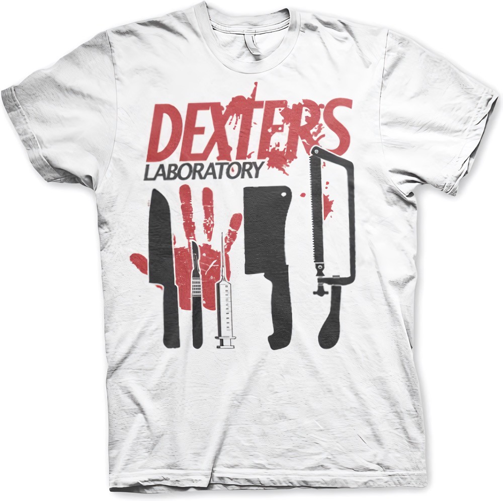 Hybris Dexters Laboratory T-Shirt Weiß - Herren / Unisex