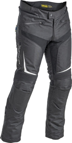 Lindstrands Motorrad Hose Textile Pants Sandvik Black/White 720-23080401
