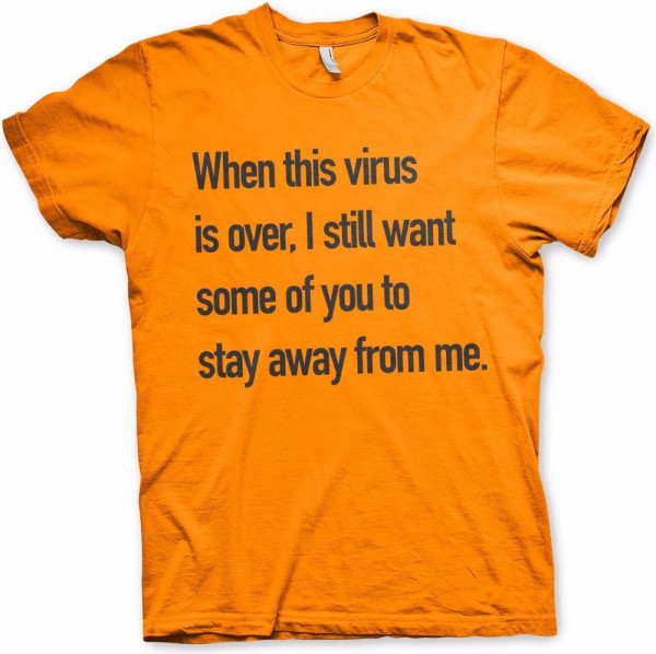 Hybris Stay Away From Me T-Shirt Orange