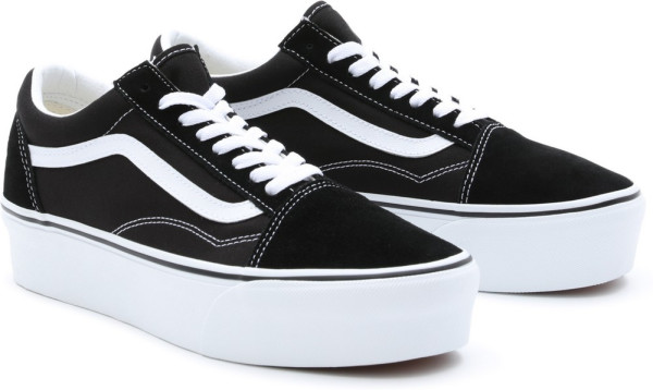 Vans Unisex Lifestyle Classic FTW Sneaker Ua Old Skool Stackform Suede/Canvas Black/True White