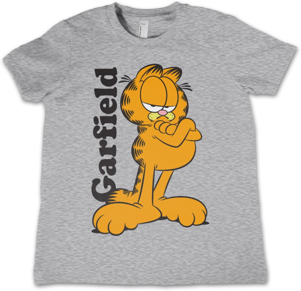 Garfield Kids T-Shirt Kinder Heather-Grey