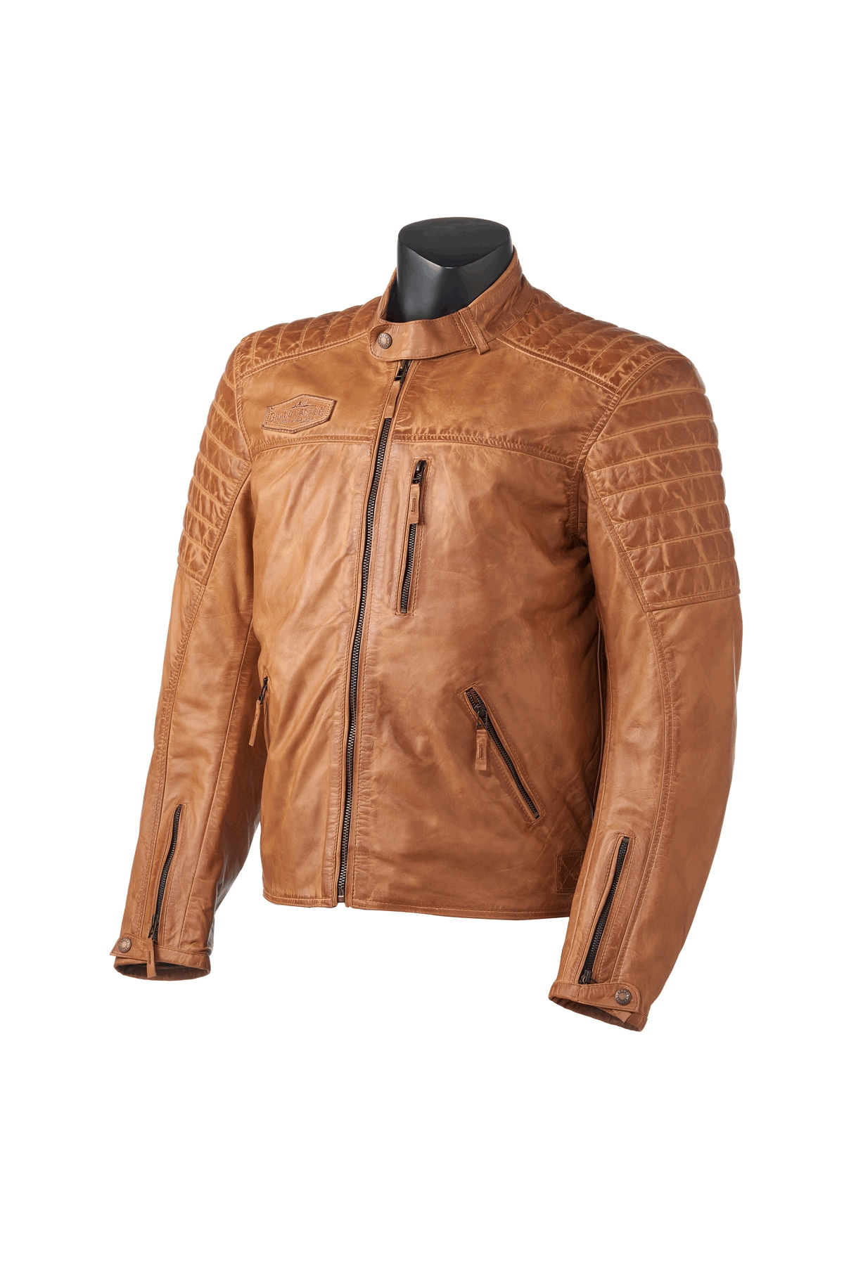 Grand Canyon Lederjacke Ramsey Jacke Cognac Brown Leder Jacken