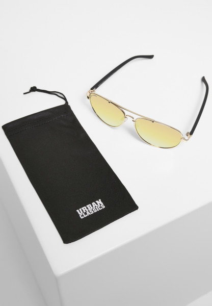 Urban Classics Sonnenbrille Sunglasses Mumbo Mirror UC Gold/Orange