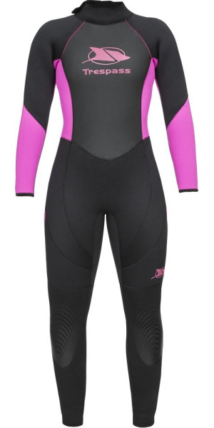 Trespass Damen Neoprenanzug Aquaria - Female 5Mm Full Wetsuit Black