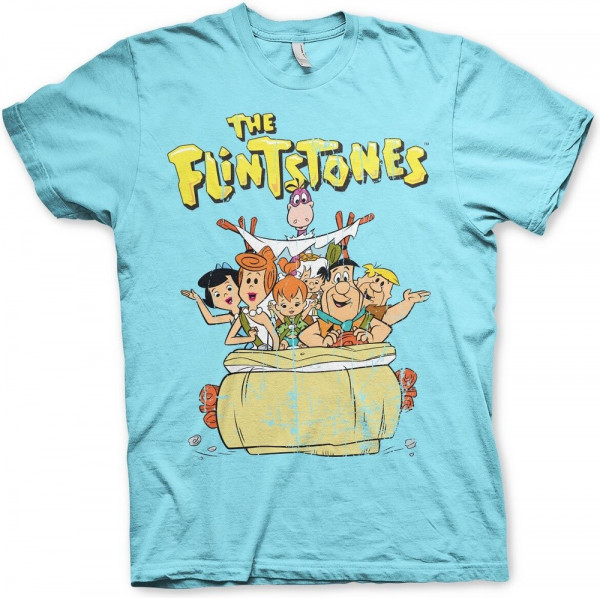 The Flintstones T-Shirt Skyblue