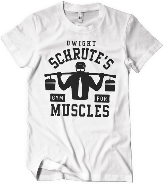 The Office Dwight Schrute's Gym T-Shirt White
