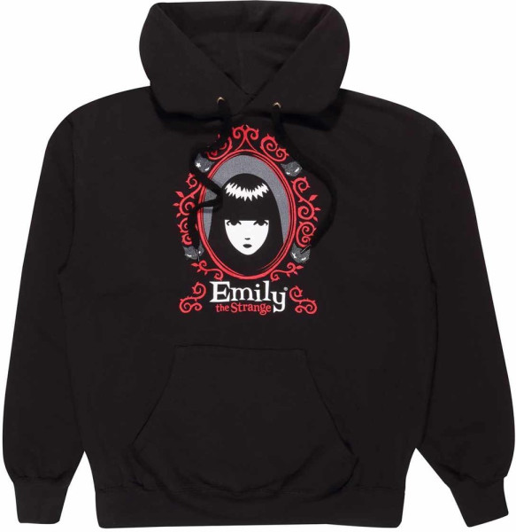 Emily The Strange - Frame (Womens Black Pullover Hoodie) Damen Hoodie